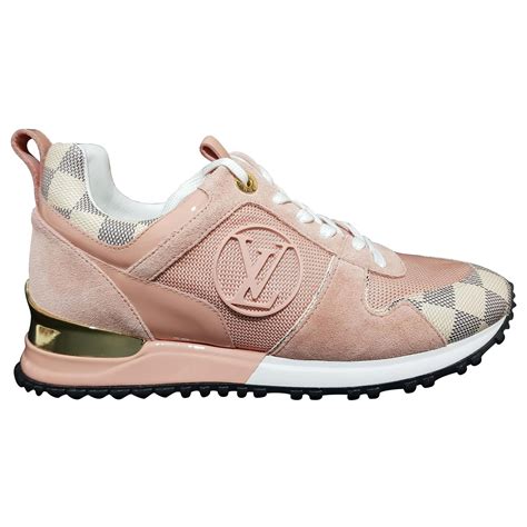 pink and white lv shoes|ladies pink sneakers.